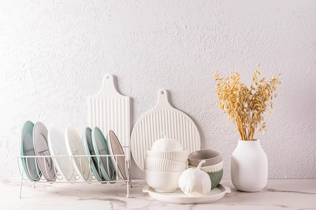 moderná kuchyňa s pastelovými tónmi