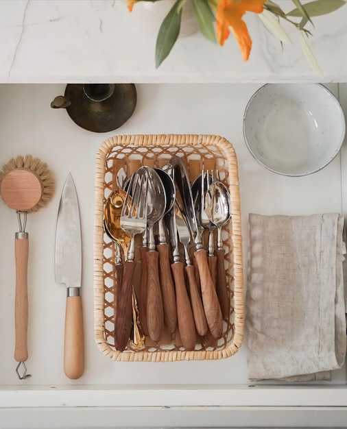 súbor šikovných kuchynských pomôcok